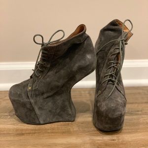 Jeffrey Campbell Charcoal Lita Heeless